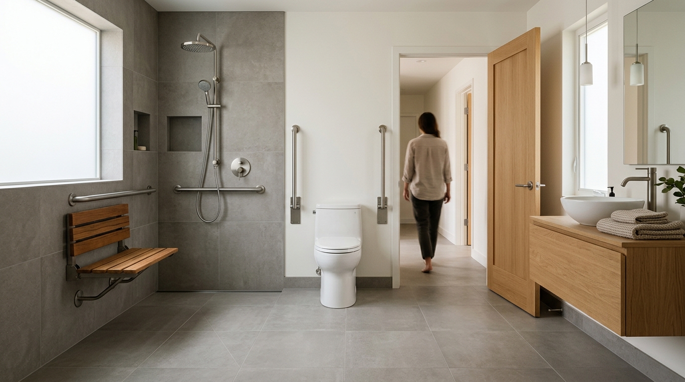 Bathroom Accessibility Remodel Cost Guide 2026 — Aging-in-Place Pricing by Scope