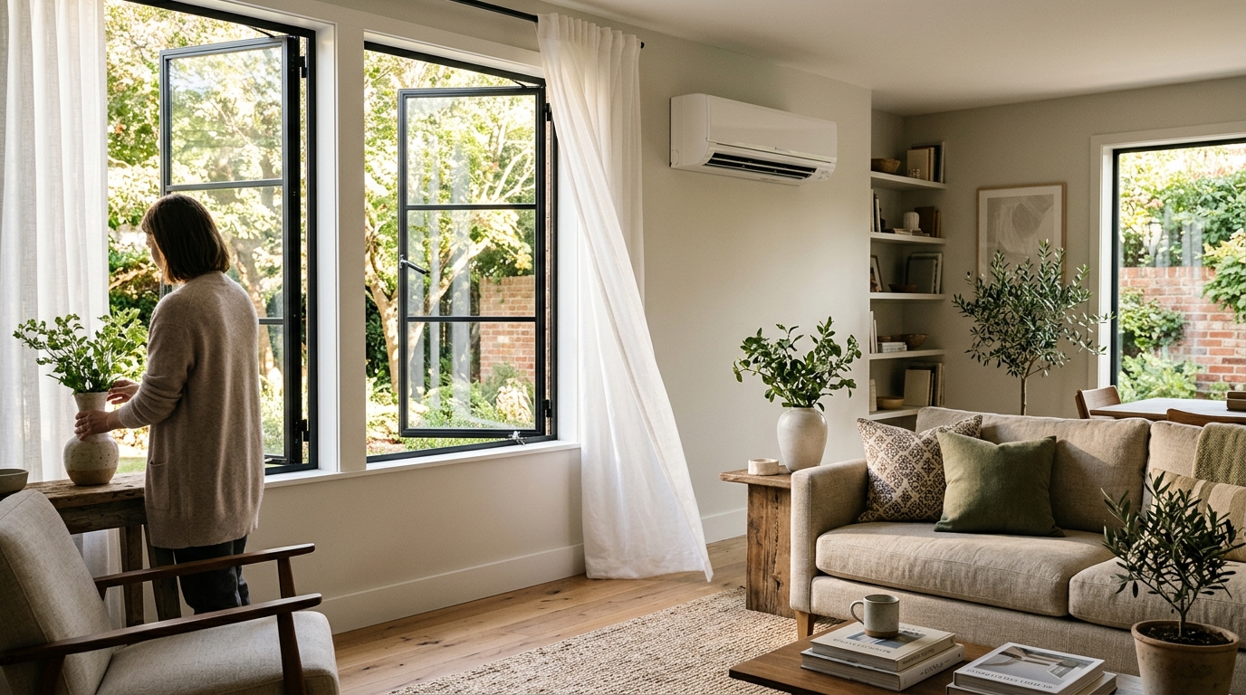 Casement Window + HVAC Pairing Guide 2026 — Sizing, Sealing & Cost