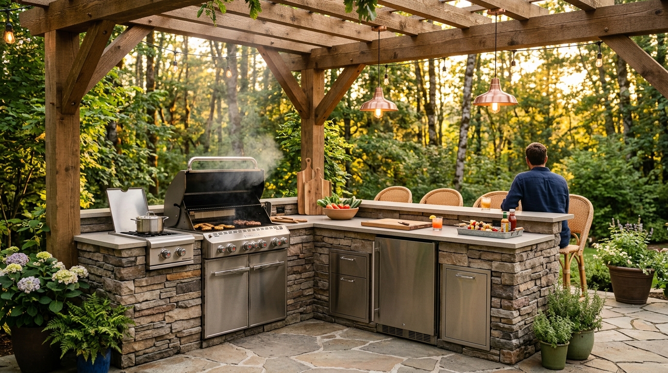 Outdoor Kitchen Cost Guide 2026 — Real Prices for Every Build Tier