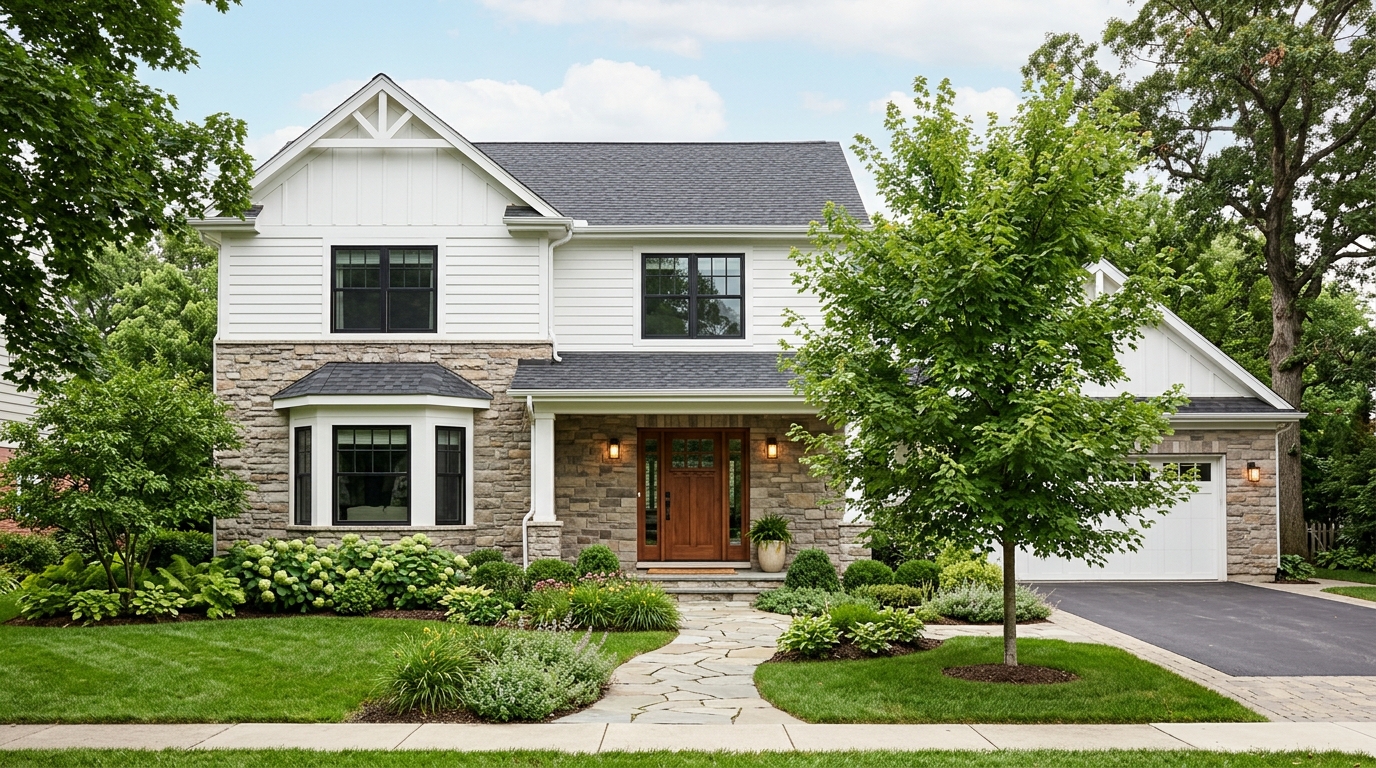 Stone Veneer Front Facade ROI 2026 — 94% Recoup, the #2 Renovation
