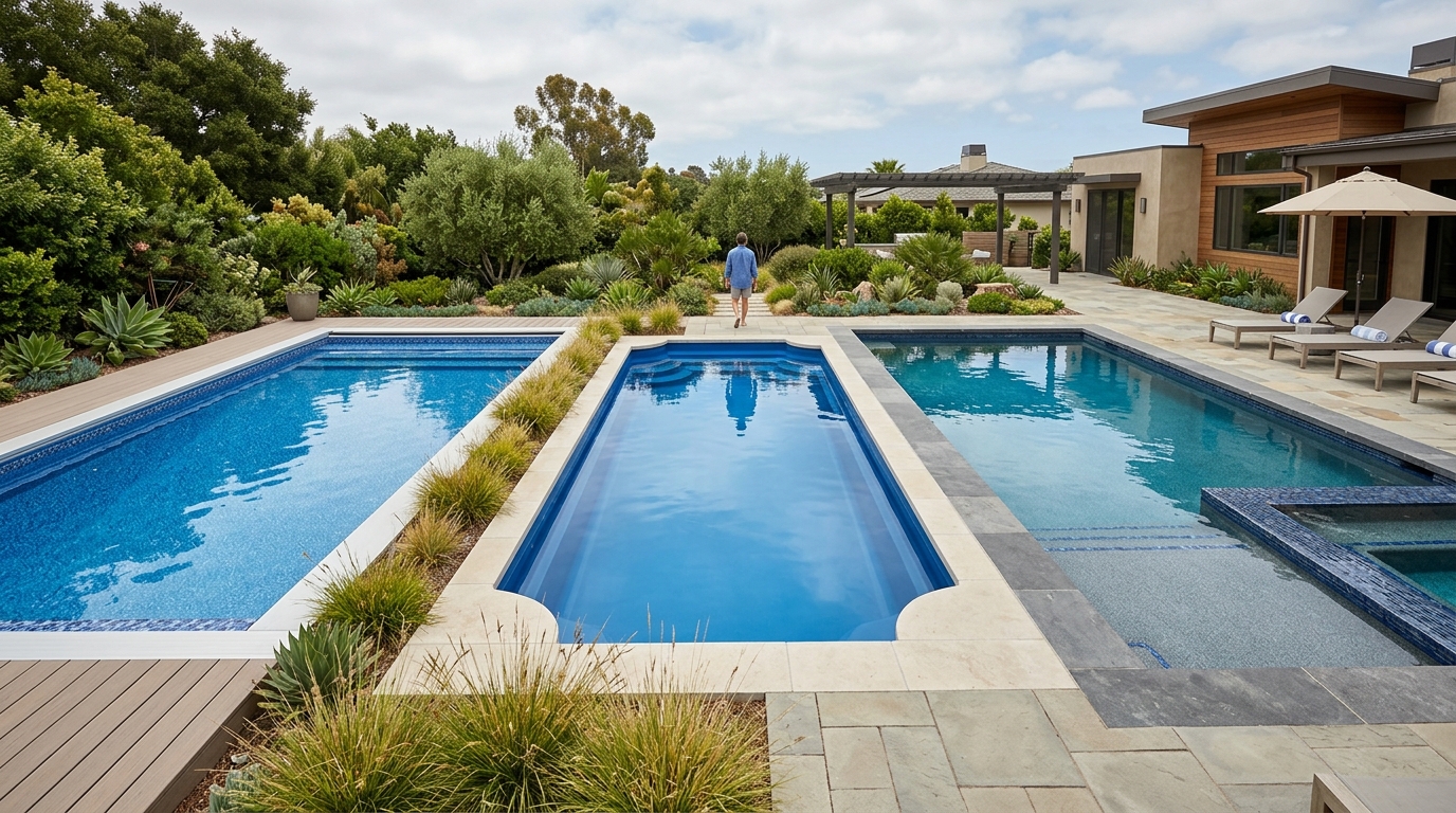 Vinyl Liner vs Fiberglass vs Concrete Pool: 2026 Cost & Lifespan Compared