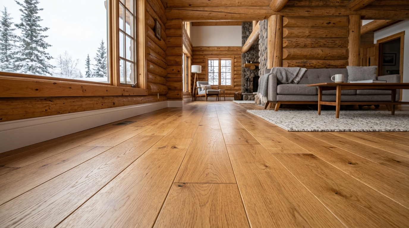 Typical Alaska flooring install