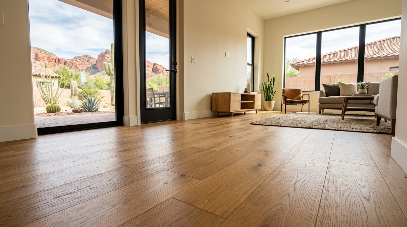 Typical Arizona flooring install