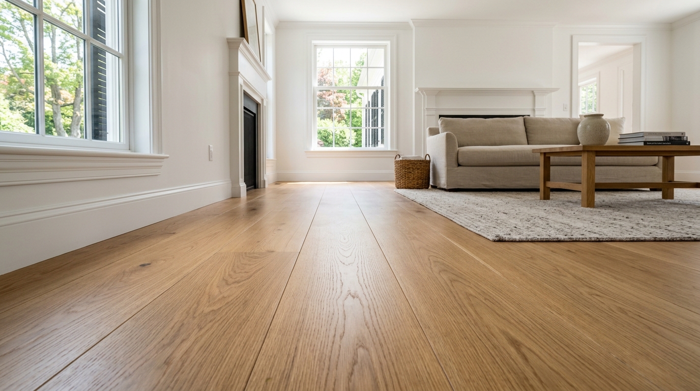 Typical Connecticut flooring install