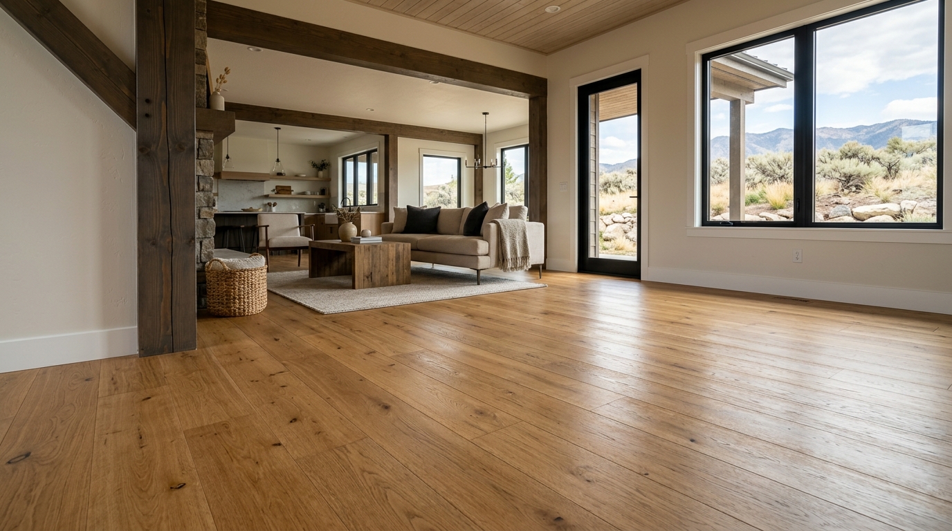 Typical Idaho flooring install
