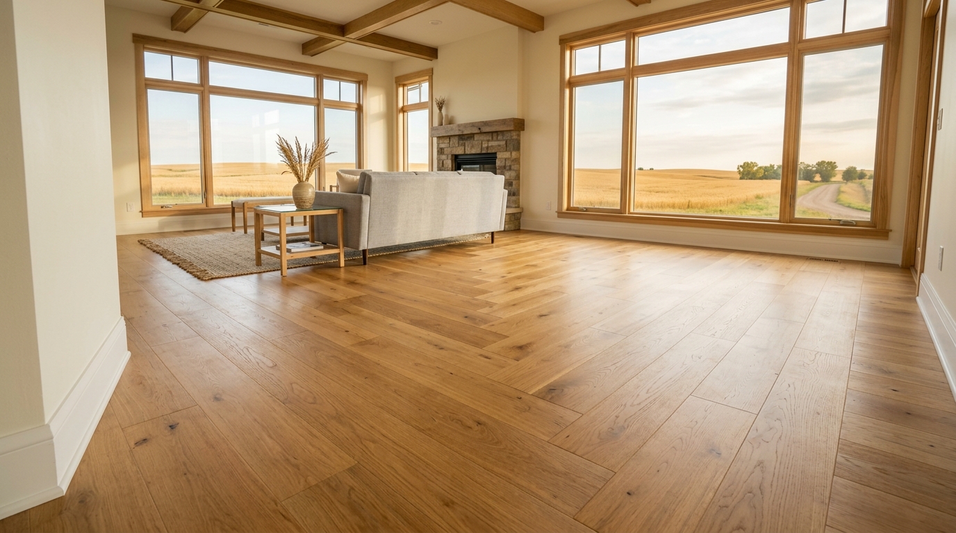 Typical Kansas flooring install
