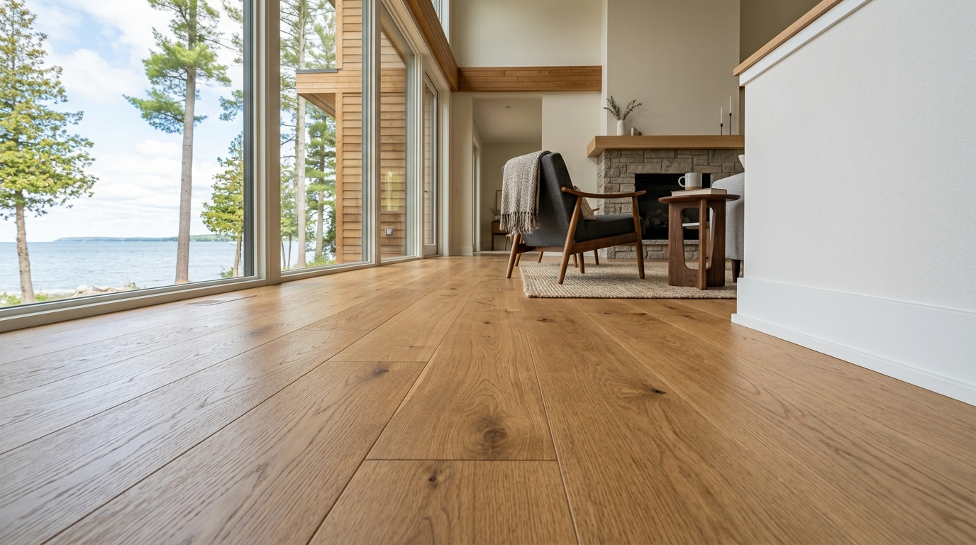 Typical Michigan flooring install