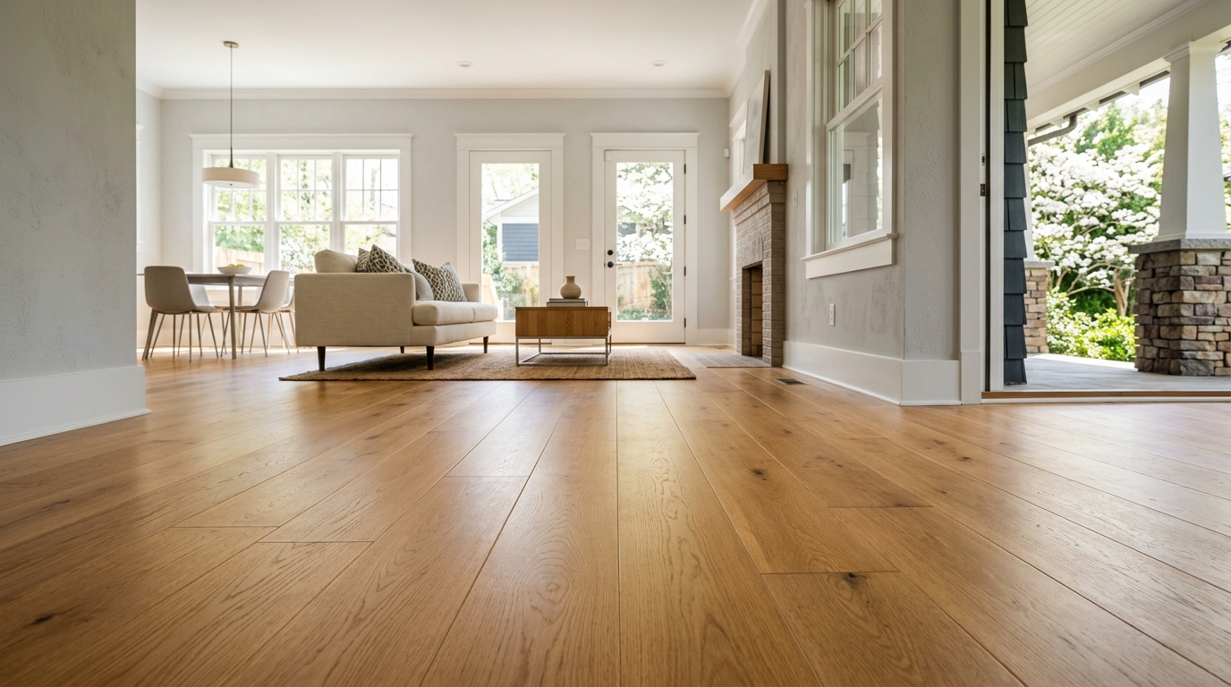 Typical North Carolina flooring install