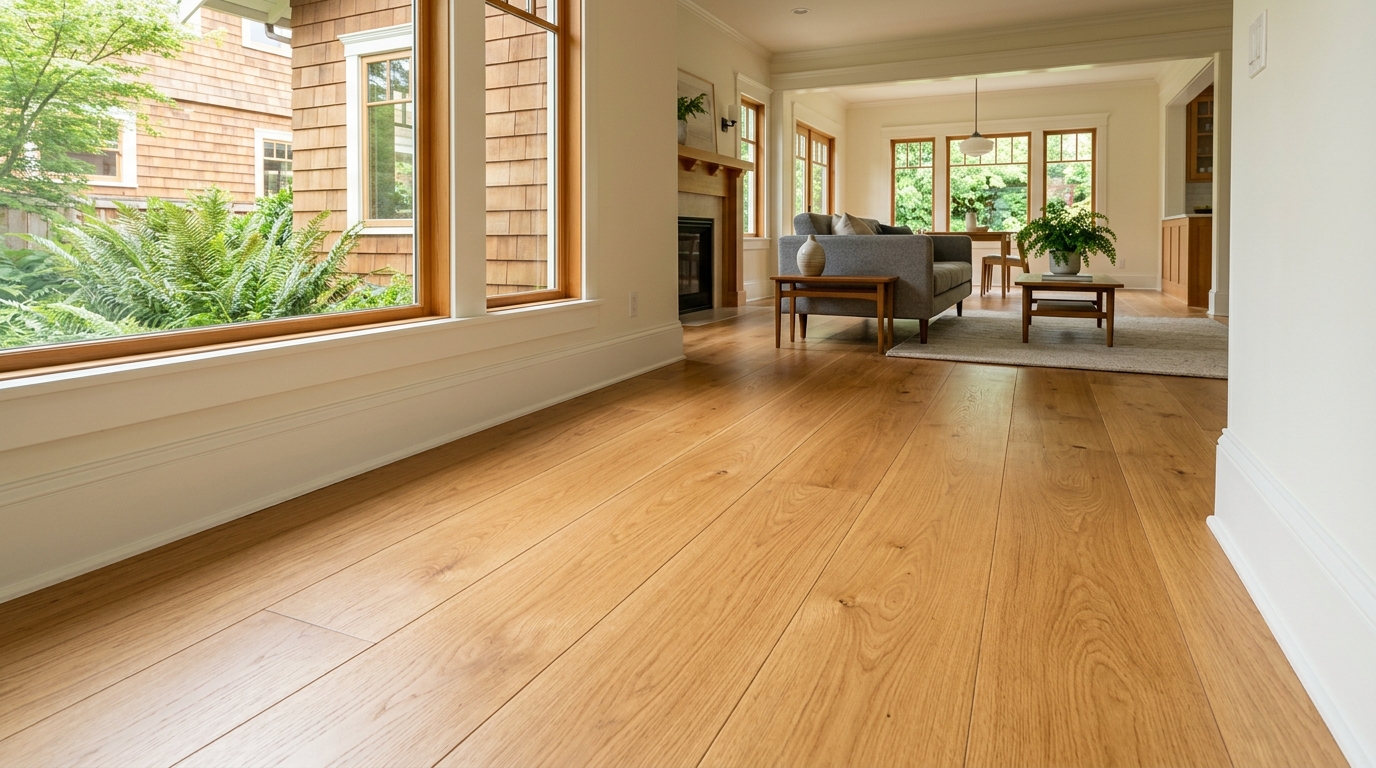 Typical Oregon flooring install