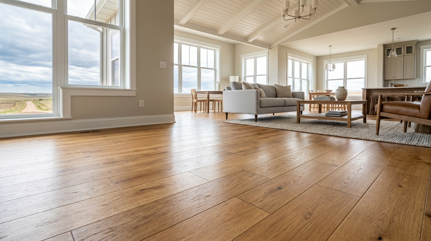 Typical South Dakota flooring install