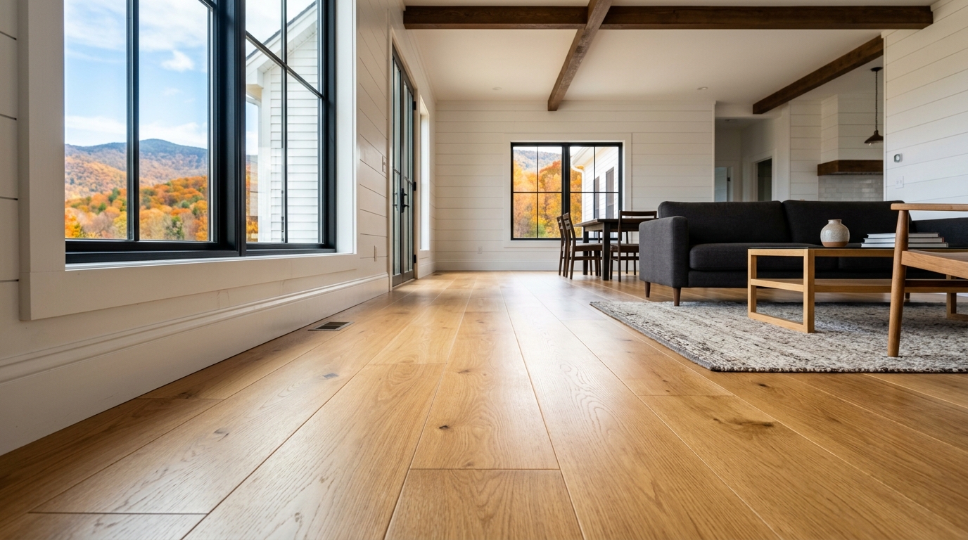 Typical West Virginia flooring install