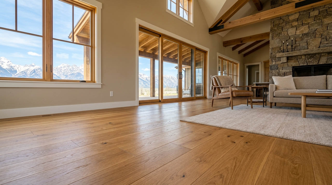 Typical Wyoming flooring install