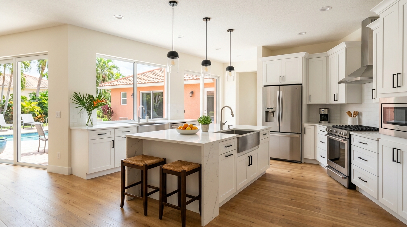 Kitchen Remodel Cost in Florida 2026 — Miami, Tampa, Orlando, Jacksonville Pricing