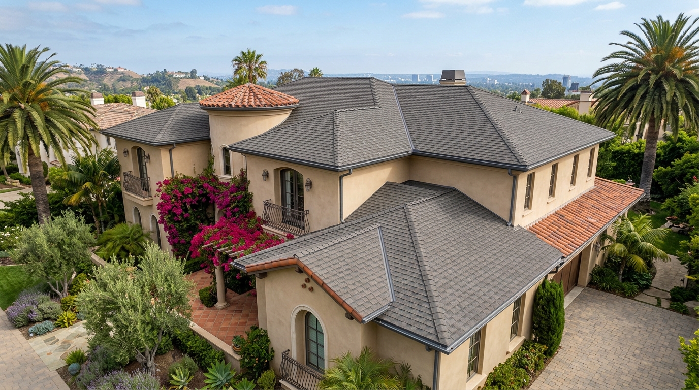 Roof Replacement Cost in California 2026 — Title 24, Cool Roofs, and the WUI Zone Surcharge